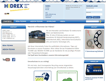 Tablet Screenshot of hidrex.de